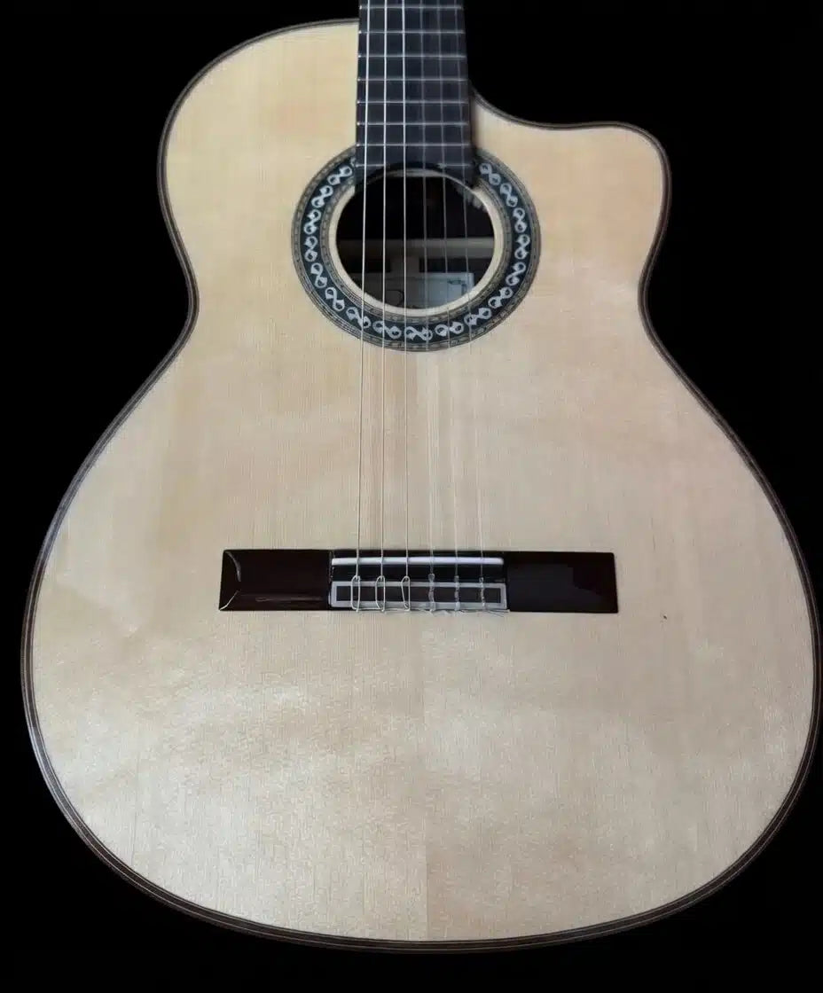 All-Solid Engelmann Spruce & Indian Rosewood GK Pro Style Classical Guitar