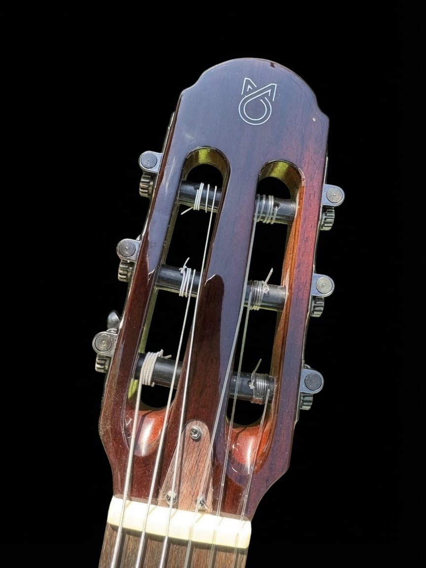 Martinez Hispania Cognac Classical Electric Guitar
