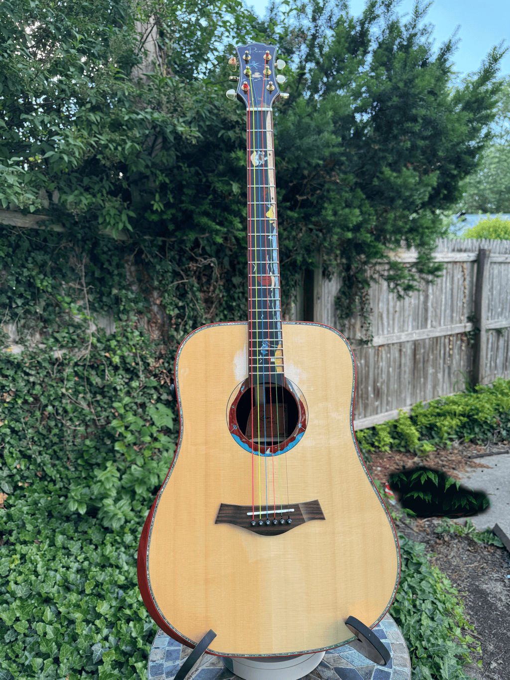 Rumi 41" Acoustic Guitar – Premium Steel String Folk Guitar for Beginners & Professionals | Natural Wood Finish