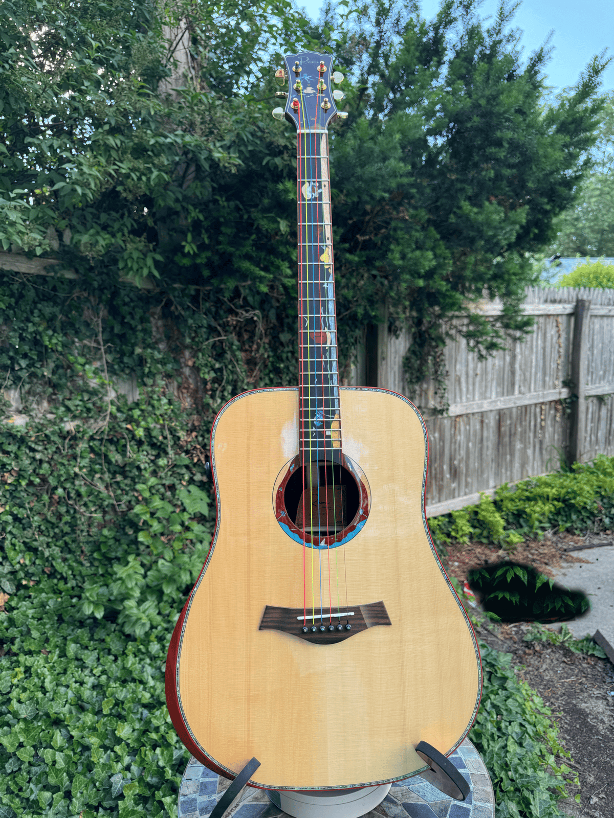 Rumi 41" Acoustic Guitar – Premium Steel String Folk Guitar for Beginners & Professionals | Natural Wood Finish
