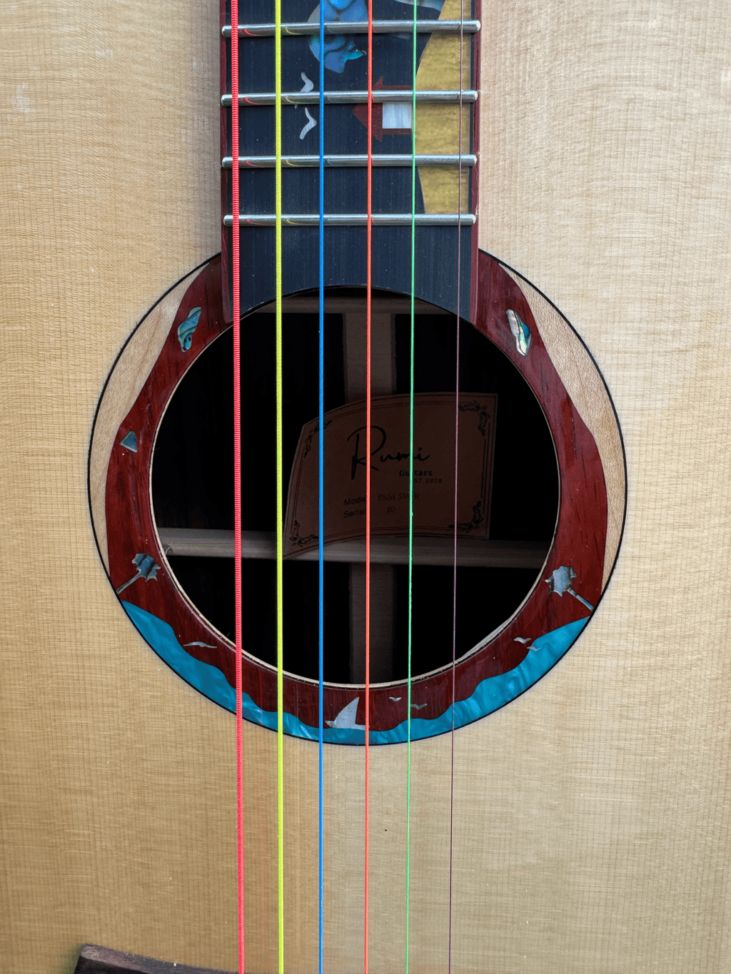 Rumi 41" Acoustic Guitar – Premium Steel String Folk Guitar for Beginners & Professionals | Natural Wood Finish