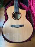 Yulong Guo Echoes Double Top Steel String Guitar, Cedar, Rosewood
