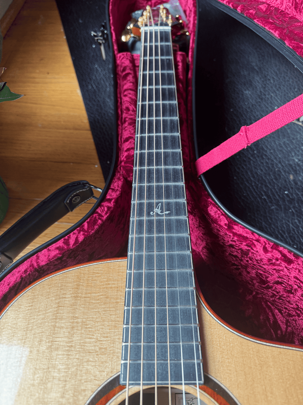 Yulong Guo Echoes Double Top Steel String Guitar, Cedar, Rosewood
