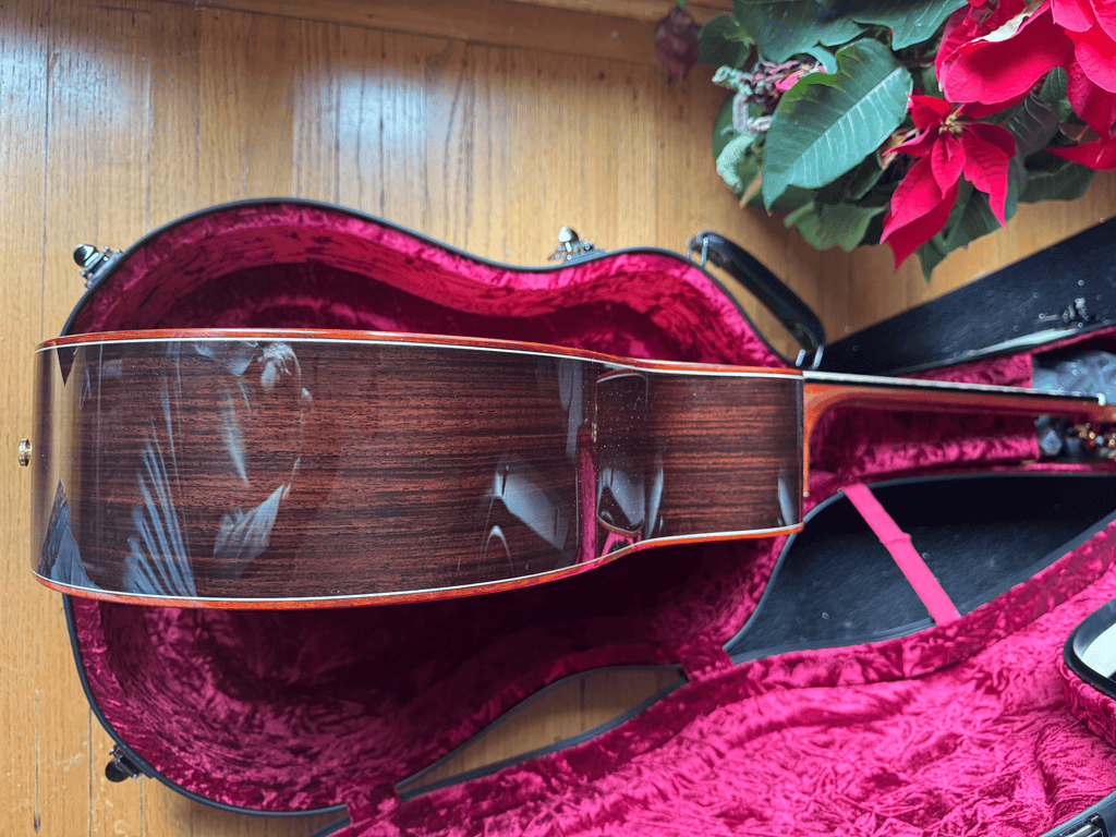 Yulong Guo Echoes Double Top Steel String Guitar, Cedar, Rosewood