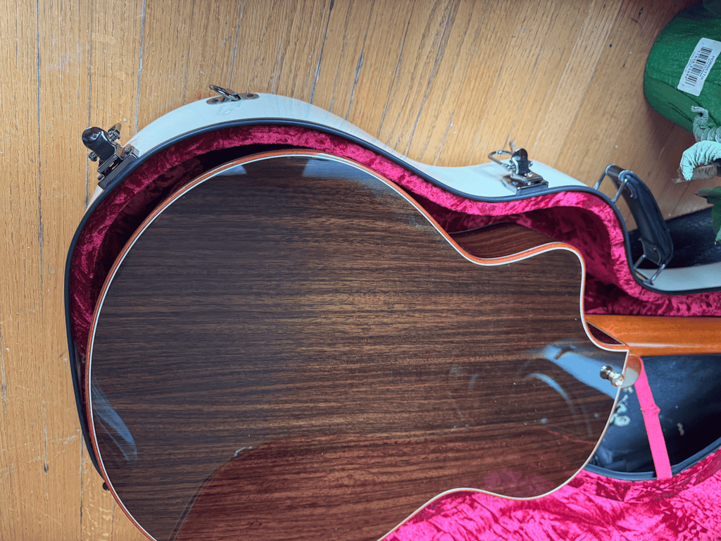 Yulong Guo Echoes Double Top Steel String Guitar, Cedar, Rosewood
