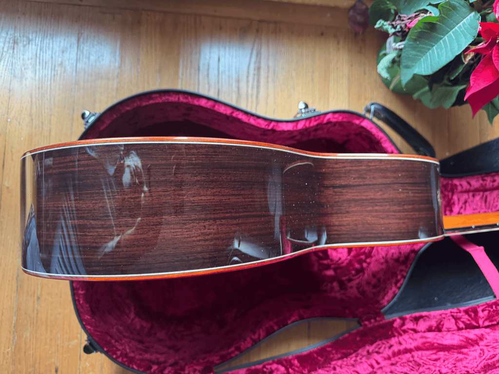 Yulong Guo Echoes Double Top Steel String Guitar, Cedar, Rosewood