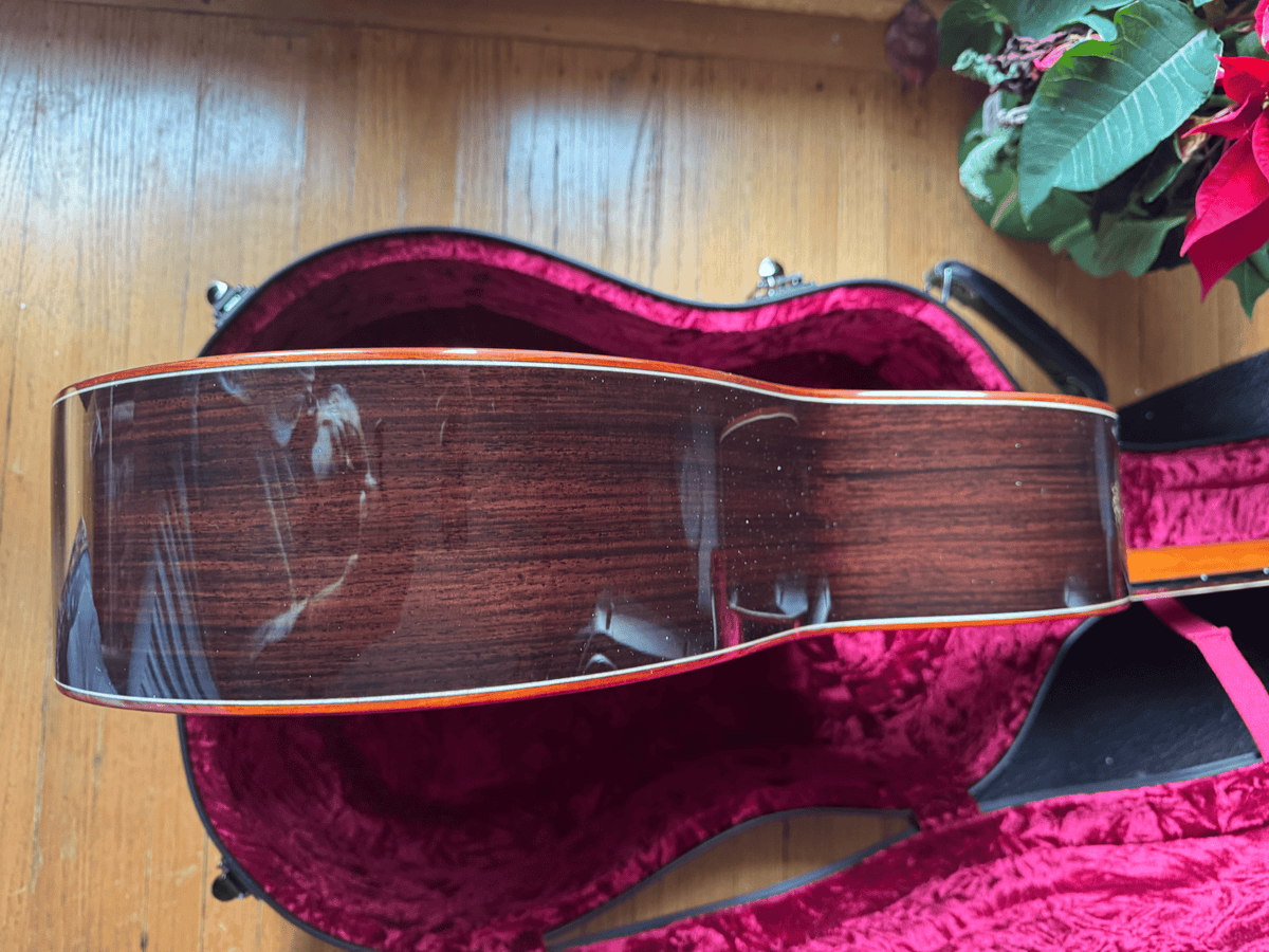 Yulong Guo Echoes Double Top Steel String Guitar, Cedar, Rosewood